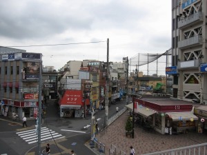 small retails and bars are abundant around Oji station