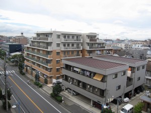 view from an apartment building in Ichikawa