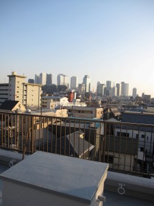 a view from roof balcony - Skyscraper at Shinjuku
